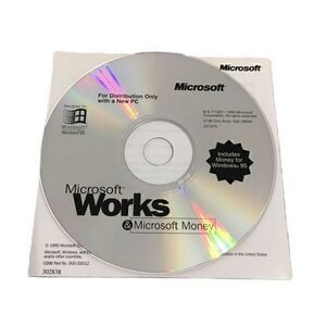 Microsoft Works 4.0 and Money 95 for Windows 95